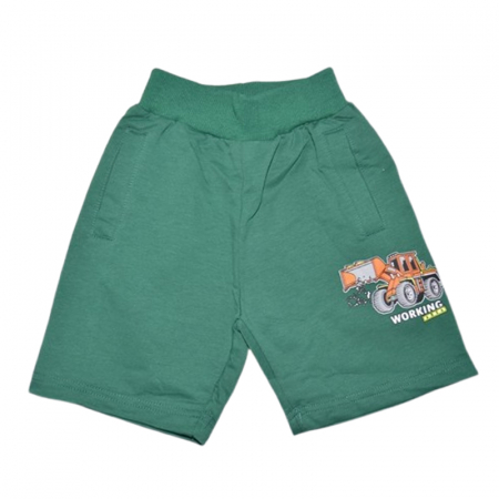 Îmbrăcăminte băieți - Pantaloni scurti pentru baieti, Happy House, WB3492, Verde