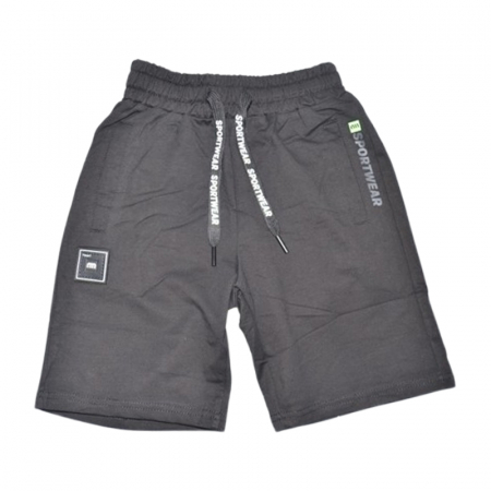 Îmbrăcăminte băieți - Pantaloni scurti pentru baieti, Happy House, WB3505, Negru