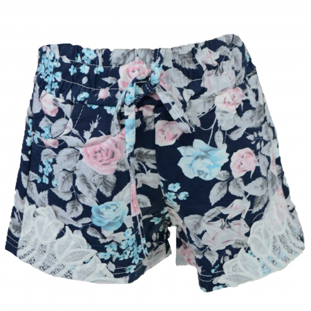 Pantaloni scurti si colanti 3/4 - Pantaloni scurti pentru fete Happy House CVC-1602-3, Bleumarin