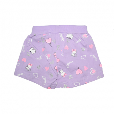 Pantaloni scurti pentru fete Happy House FOFO-170A, Mov [1]