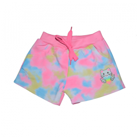 Pantaloni scurti si colanti 3/4 - Pantaloni scurti pentru fete Happy House WB-2984, Roz