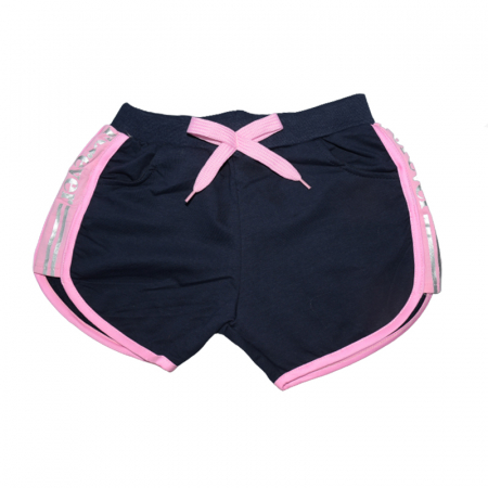 Pantaloni scurti si colanti 3/4 - Pantaloni scurti pentru fete Happy House WB-2992B, Bleumarin