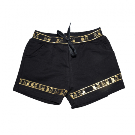 Pantaloni scurti si colanti 3/4 - Pantaloni scurti pentru fete Happy House WB-2990, Negru