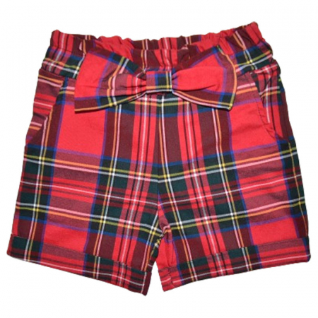 Pantaloni scurti si colanti 3/4 - Pantaloni scurti eleganti pentru fete New Collection P91223, Rosu