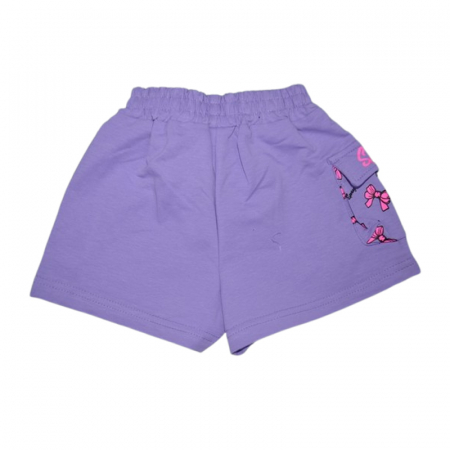 Pantaloni scurti pentru fete, Happy House WB3412, Mov [2]