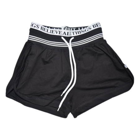 Pantaloni scurti si colanti 3/4 - Pantaloni scurti pentru fete, Happy House WB3421, Negru