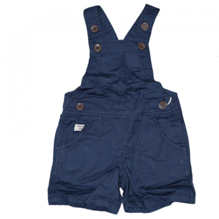 Pantaloni scurti - Pantaloni scurti tip salopeta pentru copii Vitamins Baby VTMB-3, Bleumarin
