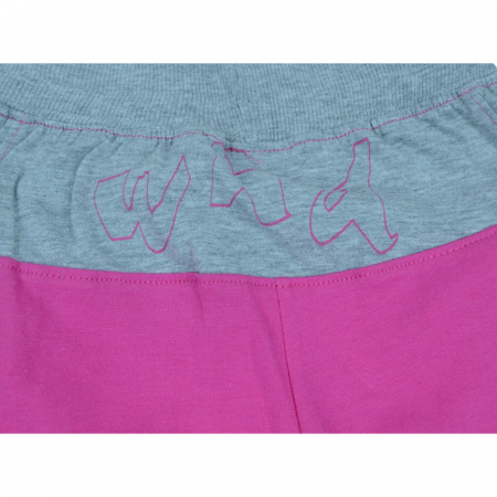 Pantaloni sport 3/4 pentru fete Wendee DY56105-1G-110-cm, Fucsia [1]