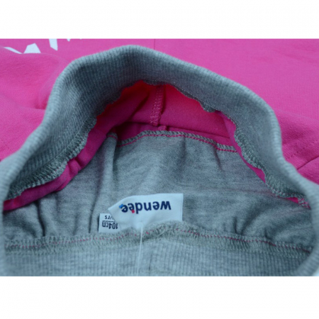 Pantaloni sport 3/4 pentru fete Wendee DY56105-1G-110-cm, Fucsia [2]
