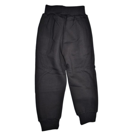 Pantaloni sport captusiti cu fleece, pentru baieti, Happy House WB-3554N-3-4, Negru [2]