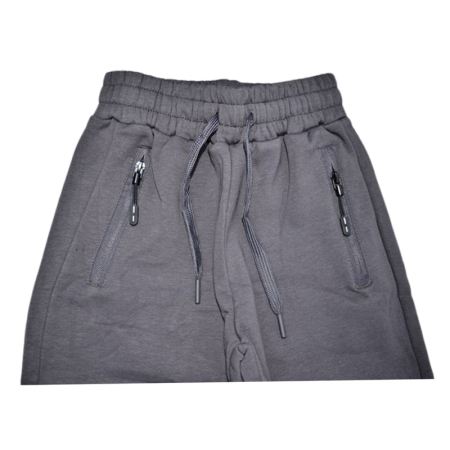Pantaloni sport captusiti cu fleece pentru baieti, Happy House WB-3561-8, Gri [1]