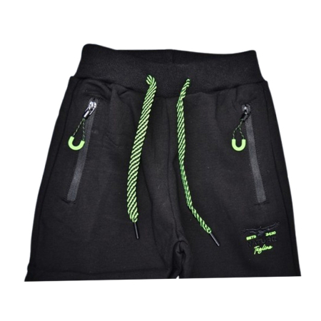 Pantaloni sport captusiti cu fleece, pentru baieti, Happy House WB-3566-8, Negru [1]