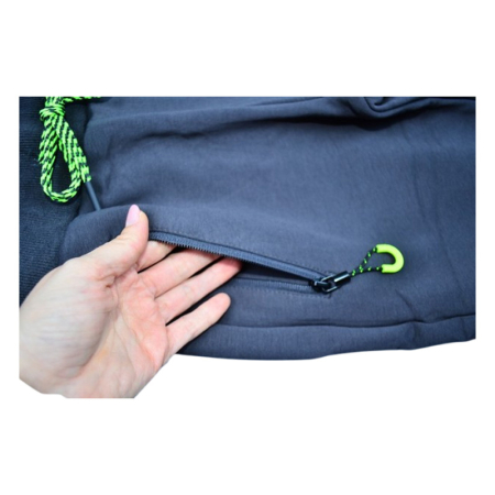 Pantaloni sport captusiti cu fleece, pentru baieti, Happy House WB-3566G-8, Gri [2]