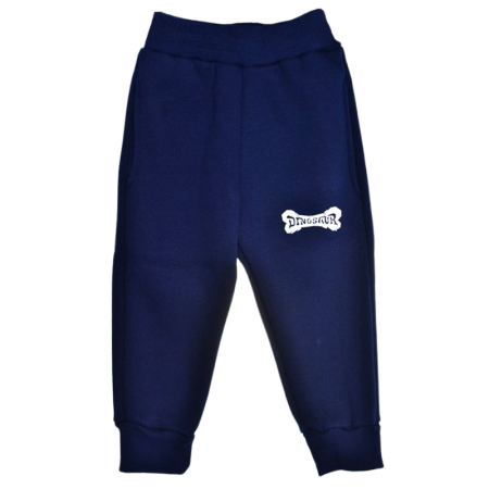 Îmbrăcăminte băieți - Pantaloni sport flausati pentru baieti, GT 0423B-92, Bleumarin