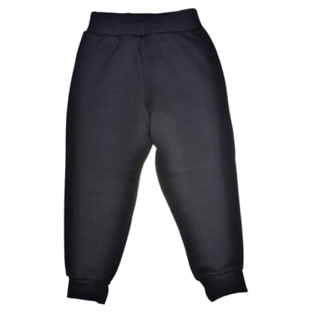 Pantaloni sport flausati pentru baieti, GT 0433N-92, Negru [1]