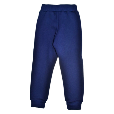 Pantaloni sport flausati pentru baieti, GT 0478B-104, Bleumarin [3]