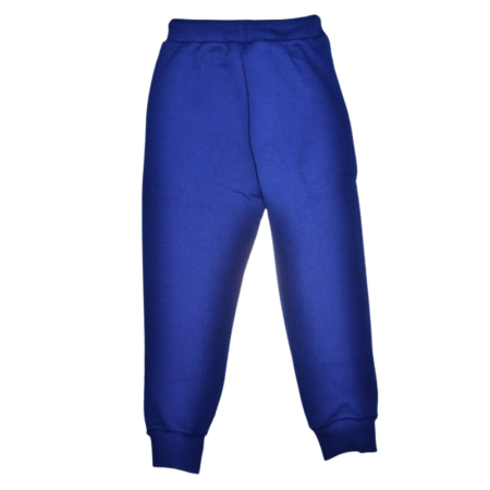 Pantaloni sport flausati pentru baieti, GT 0972A-128, Albastru inchis [3]