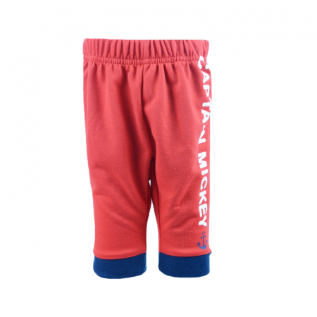 Pantaloni sport baieti - Pantaloni sport pentru baieti Disney Mickey Mouse PPB-35-62-cm, Rosu