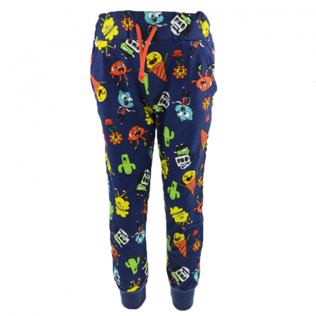 Pantaloni sport baieti - Pantaloni sport pentru baieti E Plus M 33372-110-cm, Albastru