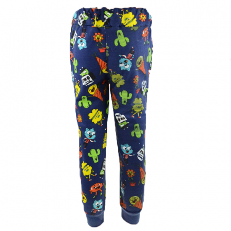 Pantaloni sport pentru baieti E Plus M 33372-110-cm, Albastru [2]