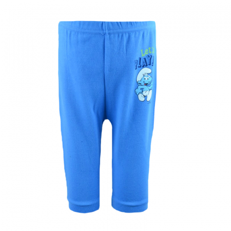 Pantaloni sport pentru baieti E Plus M Strumfii PPB-38-74-cm, Albastru [0]