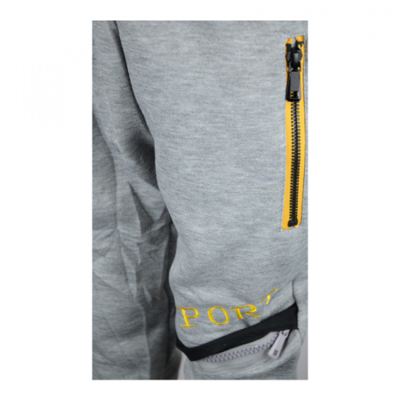 Pantaloni sport pentru baieti Happy House CVC-1286G-128-cm, Gri [2]
