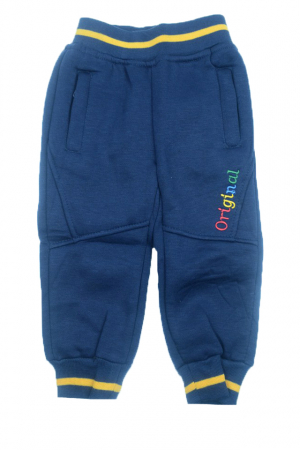 Pantaloni sport baieti - Pantaloni sport pentru baieti Happy House HB-2317-2-80-cm, Bleumarin