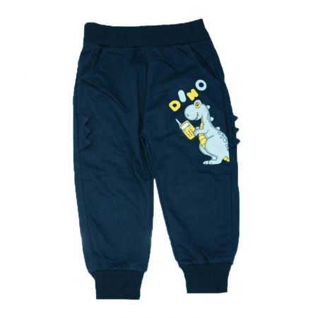 Pantaloni sport baieti - Pantaloni sport pentru baieti Happy House WB-2603B-80-cm, Bleumarin