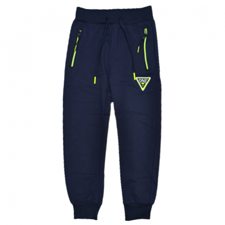 Pantaloni sport baieti - Pantaloni sport pentru baieti Happy House WB-3036, Bleumarin