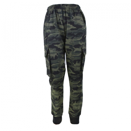 Pantaloni sport baieti - Pantaloni sport pentru baieti Maja PSM-1, Verde