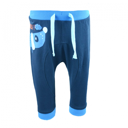 Pantaloni sport baieti - Pantaloni sport pentru baieti Wendee OK15417-0B-92-cm, Bleumarin
