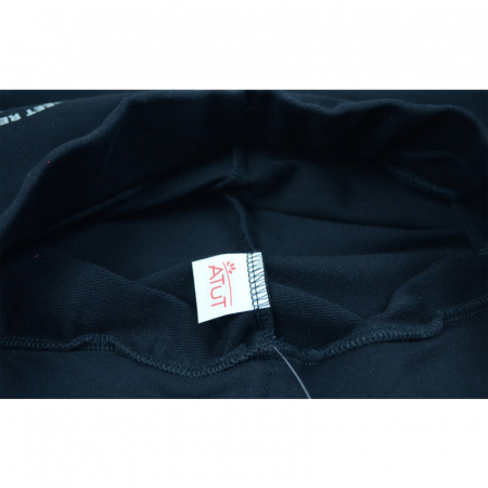 Pantaloni sport pentru fete Atut 4246-128-cm, Negru [1]