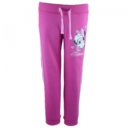 Pantaloni sport - Pantaloni sport pentru fete Disney Minnie Mouse DISM-GPF42591-128-cm, Roz
