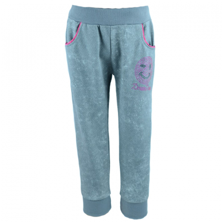 Pantaloni sport - Pantaloni sport pentru fete Happy House QQ-6017-98-cm, Gri