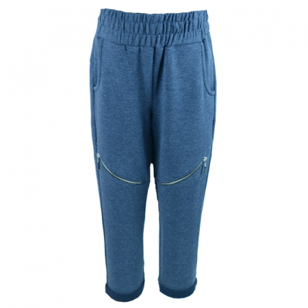 Pantaloni sport - Pantaloni sport pentru fete Maja MJAF1-122-cm, Bleumarin