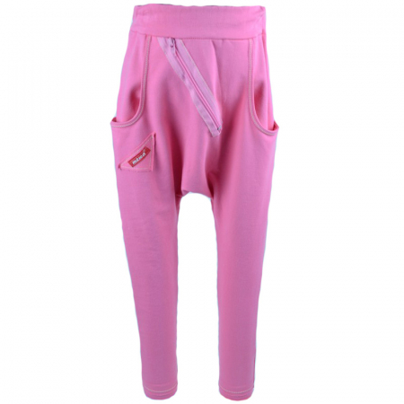 Pantaloni sport - Pantaloni sport pentru fete Mini Junior PFTL1-128-cm, Roz