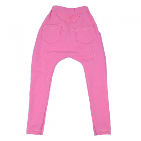 Pantaloni sport pentru fete Mini Junior PFTL1-128-cm, Roz [2]