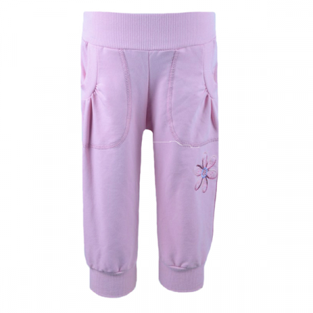 Pantaloni sport - Pantaloni sport pentru fete Pifou PM7-RZ1-98-cm, Roz