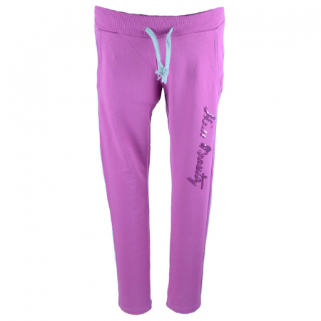 Pantaloni sport - Pantaloni sport pentru fete Wendee DS16123-2-128-cm, Roz