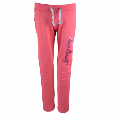 Pantaloni sport - Pantaloni sport pentru fete Wendee DS16123-2C-128-cm, Coral