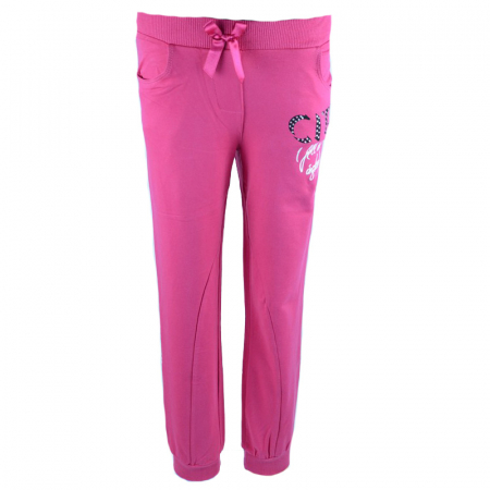 Pantaloni sport - Pantaloni sport pentru fete Wendee FS16175-2R-128-cm, Roz