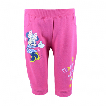 Pantaloni sport - Pantaloni sport pentru fete Disney DISM-JPF41526-62-cm, Roz