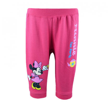 Pantaloni sport - Pantaloni sport pentru fete Disney DISM-JPTR31538C-86-cm, Roz