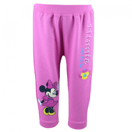 Pantaloni sport - Pantaloni sport pentru fete Disney DISM-JPTR31538RZ-86-cm, Roz