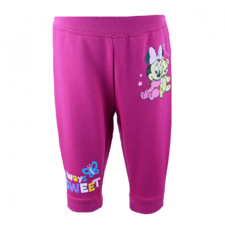 Pantaloni sport - Pantaloni sport pentru fete Disney DISM-JPTR41147-86-cm, Fucsia