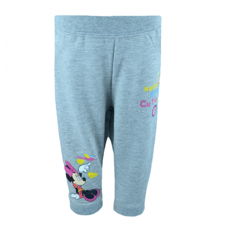 Pantaloni sport - Pantaloni sport pentru fete Disney DISM-JPTR41524G-86-cm, Gri