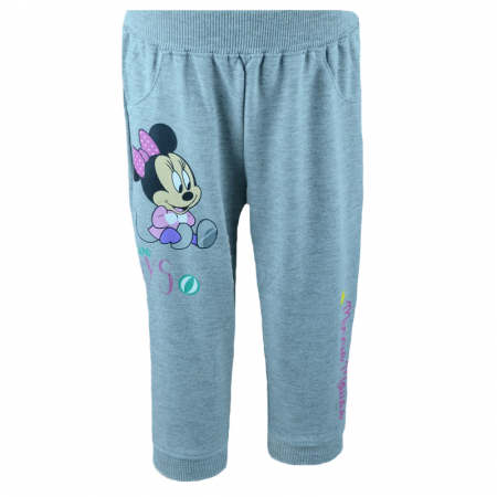 Pantaloni sport - Pantaloni sport pentru fete Disney DISM-JPTR51529G-80-cm, Gri