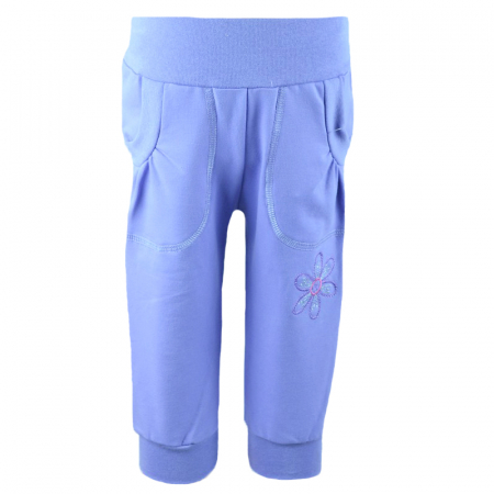 Pantaloni sport - Pantaloni sport pentru fete Pifou PM-7-80-cm, Albastru