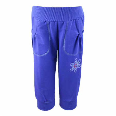Pantaloni sport - Pantaloni sport pentru fete Pifou PM7-A-92-cm, Albastru