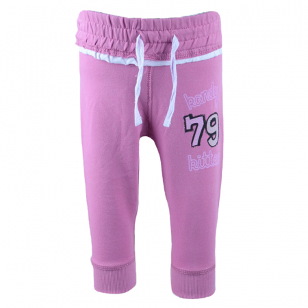 Pantaloni sport - Pantaloni sport pentru fete Wendee BU01600175RZ-80-cm, Roz